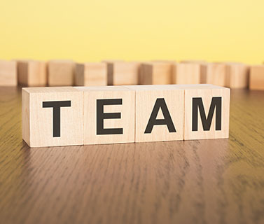 Image showing building blocks with "Team" written on them