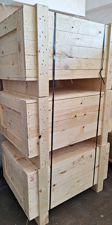 Image showing wooden crates