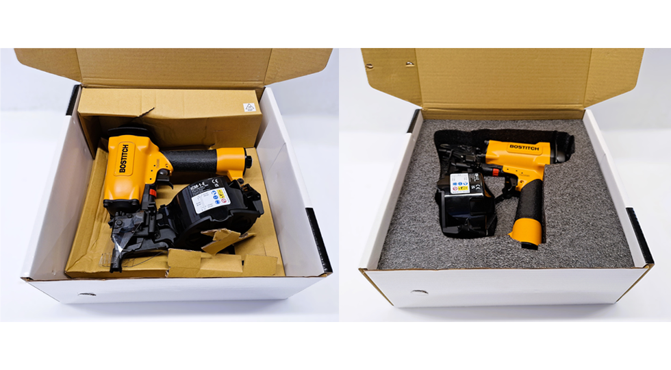 yellow drill in a box