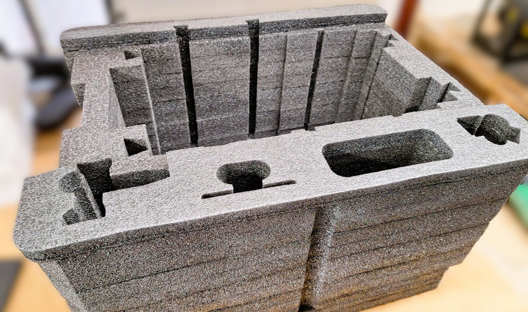 Envirafoam® R welded multilayer Peli® case insert