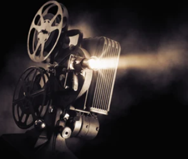 image showing a move projector on dark background 
