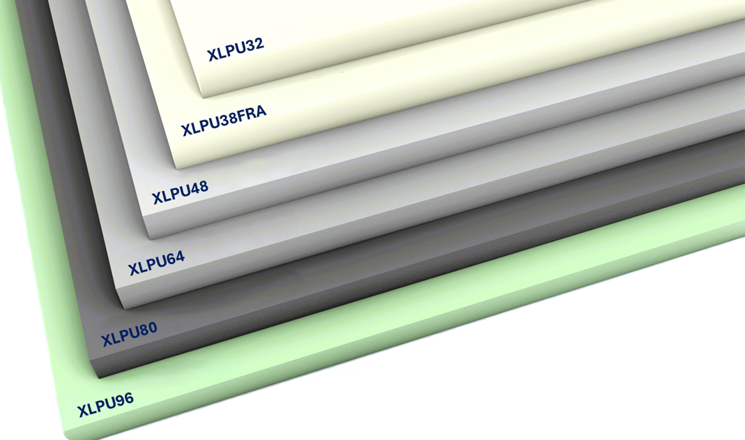 Image showing XLPU Foam range (32 kg/m³ - 96 kg/m³ grades)