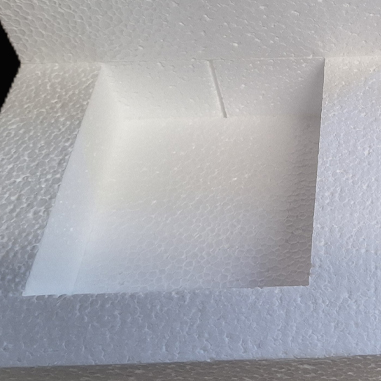 Image showing a white polystyrene block