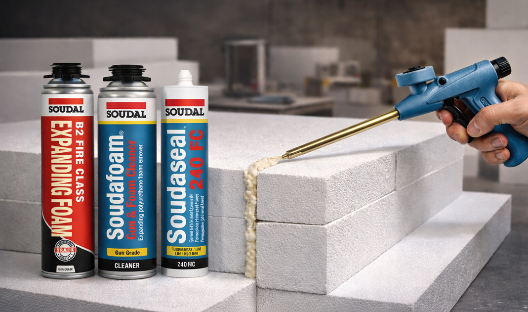 Soudal foam & adhesive range